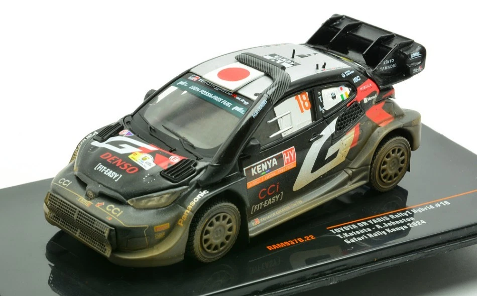 IXO MODEL RAM937B TOYOTA YARIS WRC N.18 SAFARI RALLY KENYA 2024 KATSUTA-JOHNSTON - Immagine 1 di 1