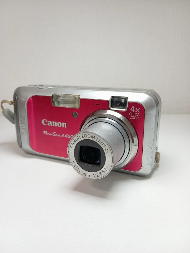 Canon PowerShot A460 pink 5 MP camera - Image 1 of 4