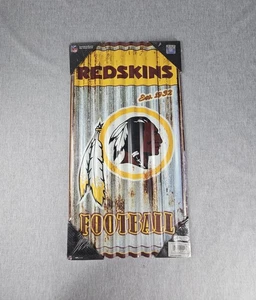 Washington Redskins Wellblechschild rustikal lizenziert 22"×12" Commanders Neu - Bild 1 von 5