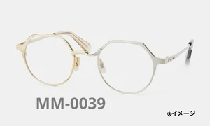 Masahiro Maruyama MM-0039 Gold Silber für Unisex Erwachsene Brille Titan - Bild 1 von 24