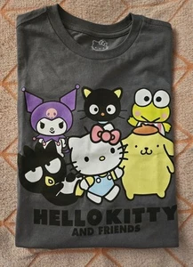 Sanrio Unisex Hello Kitty and Friends Character Kids T-Shirt Sz. 14/16 - Picture 1 of 3