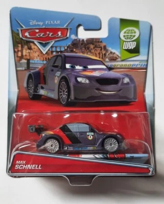 CARS Disney pixar raro cars 2015 MAX SCHNELL WGP 4/15 mattel scala 1/55 maclama - Immagine 1 di 4