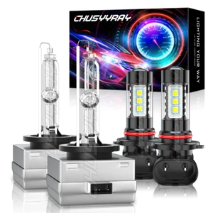 Faro delantero LED haz alto/bajo bombilla antiniebla cantidad 4 para Cadillac XLR 2004-2008 - Imagen 1 de 15