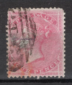 GB QV 4d carmine with numeral postmark - Picture 1 of 2