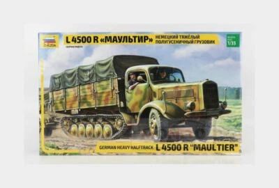 1:35 Zvezda Mercedes L4500F Cingolato Truck Maultier Military 1944 Kit ZS3603 Mo - Immagine 1 di 2