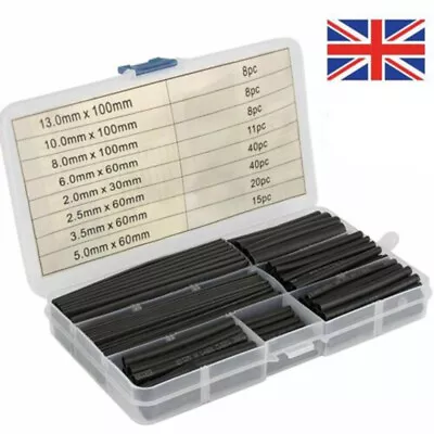 150Pc Heat Shrink Tubing Tube Sleeve Kit Car Electrical Assorted Cable Wire Wrap • 4.99£
