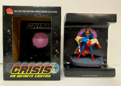 DC Direct CRISIS ON INFINITE EARTHS statue SUPERMAN, SUPERGIRL. Bruckner, w/ box - Image 1 of 4