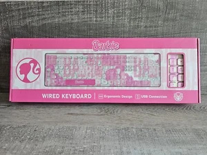 NEW Barbie Doll Wired Computer Keyboard w/USB Connection and Ergonomic Design - Picture 1 of 7
