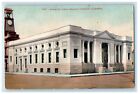 c1910 Hazleton Public Library  Building Stockton California CA Vintage Postcard