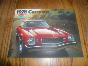 Folleto Camaro Sales 1976 cupé deportivo de rally - vintage - Imagen 1 de 3