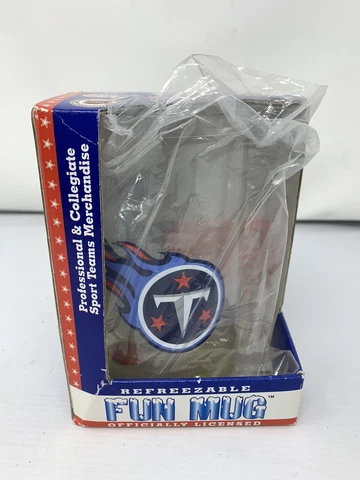 NFL Tennessee Titans Refreezable Fun Mug Drink Coffee Cup Logo BRAND NEW! VTG Cover