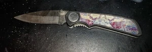 Sharp Folding 6" Frost Cutlery Stainless Wildlife Knife - Picture 1 of 4