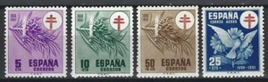 ESPAÑA 1950. EDIFIL 1084/1087. SERIE COMPLETA " PRO TUBERCULOSOS". MNH*** - Imagen 1 de 1