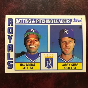 1984 Topps TIFFANY Set HAL MCRAE ROYALS LEADERS #96 ** MINT ** HIGH GRADE ** - Picture 1 of 2