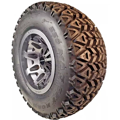 25x10.00-12 350 Mag 6pr Tire Rim Assembly for Kubota RTV 5 Lug 5/4.5 Aluminum — 第 1/4 张图片