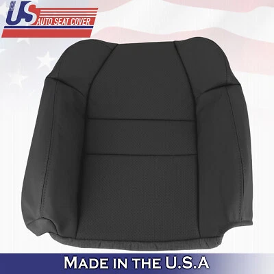 Capa de assento de couro sintético preta 2001 a 2006 para Acura MDX Driver Side Top - Imagem 1 de 4