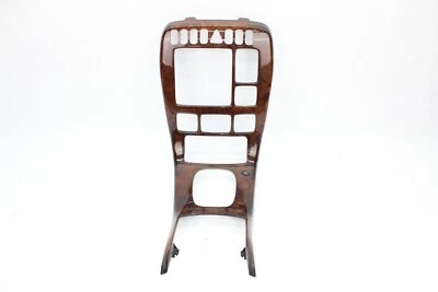 Cubierta de madera para consola de tablero central delantera Mercedes W215 CL500 CL55 AMG 2000-2002 Foto 1 de 4