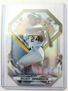 Rickey Henderson 2022 Topps Series 1 Diamond Greats Foil Die Cut Athletics - Picture 1 of 7