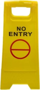 Betrittsverbotsschild, 2-seitiges Warnschild, Betreten aus Sicherheitsgründen verboten Schild/wa - Bild 1 von 2