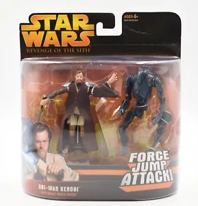 Star Wars Revenge of The Sith Obi-Wan Kenobi & Super Battle Droid Action Figure - Picture 1 of 5