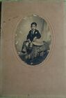 VINTAGE RARE CABINET BLACK & WHITE PHOTOGRAPH OF INDIAN ROYAL BOY  ON CHAIR 