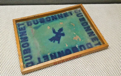 Ancien Plateau Publicitaire Bois Dubonnet Jeu Dès Bar Bistrot - Photo 1/4