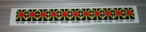 Williams Scorpion Flipper Maschine Drop Target Aufkleber Set - Bild 1 von 1