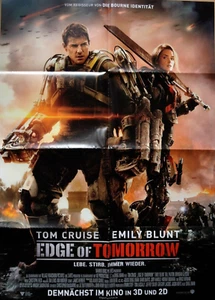 P89 Original Kinoplakat EDGE OF TOMORROW Tom Cruise/Emily Blunt - Picture 1 of 2