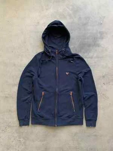 TRUE RELIGION BLUE FULL ZIP HOODIE MEN'S SIZE S - Picture 1 of 4