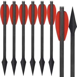 Ballesta de 6,3" pernos de carbono flechas puntas de caza ballesta de pistola pernos de ballesta X6 - Imagen 1 de 20