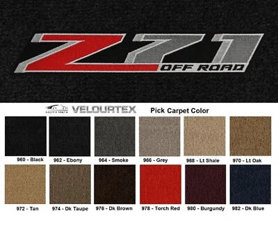 Lloyd Mats Velourtex Chevrolet Silverado 1500 Z71 Logo Front Mats (2014-2018) Foto 1 de 4