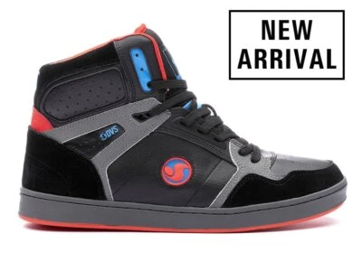 Zapatos de skate para hombre DVS Honcho nuevos en caja negros carbón rojo ardiente azul gamuza Foto 1 de 2