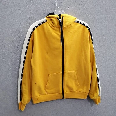 Sudadera Rosa Victorias Secret Mujer Pequeña Amarilla Sherpa Sudadera con Capucha Cremallera Completa LEER Foto 1 de 4