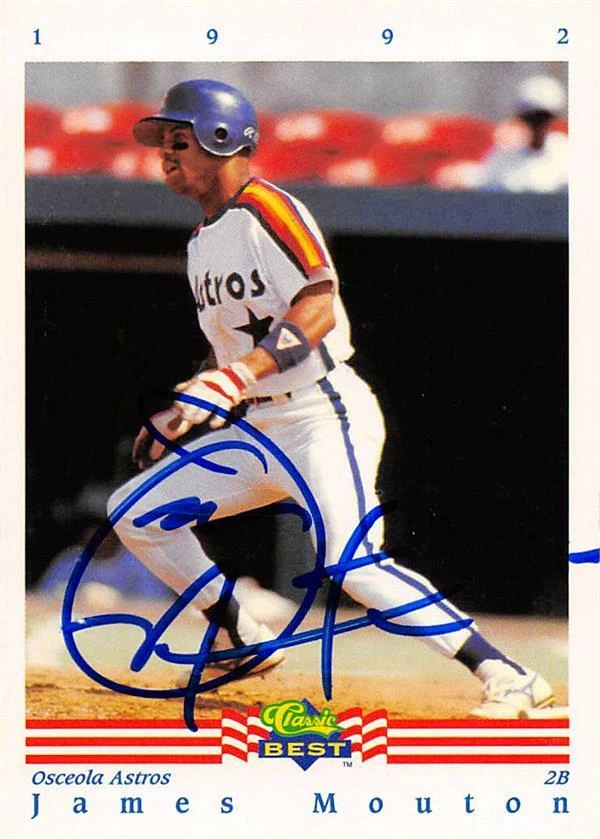 James Mouton autographed baseball card (Osceola) 1992 Classic Best Rookie #207 - Image 1 of 1