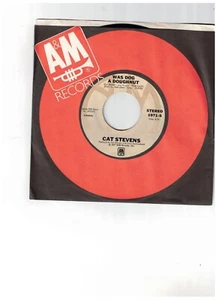 Cat Stevens DISCO 45 (AM 1971-S) Was Dog A Doughnut/Sweet Jamaica VG+/NM- - Picture 1 of 2