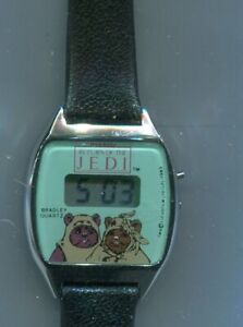 STAR WARS Return of the Jedi digital wrist WATCH 1983 Bradley Time NEW vintage