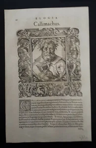 Paolo Giovio 1577: Callimaco (Cirene) - Picture 1 of 1