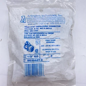 Snap-Tite 3/8 in. Saddlegrip Connectors. SG38AST-2 - Picture 1 of 4