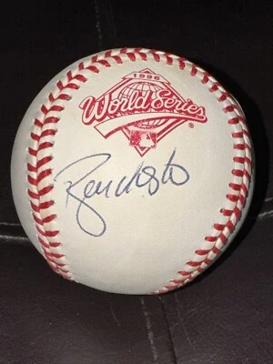 Ryan Klesko Autografiado Firmado Oficial Serie Mundial 1996 Béisbol BAS Beckett Foto 1 de 4