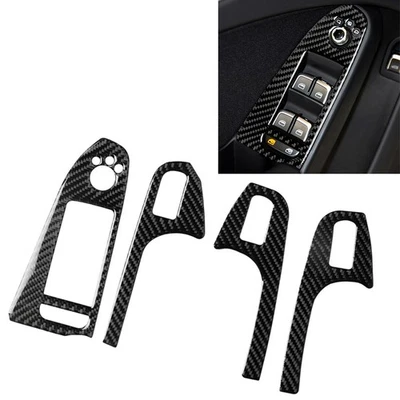 Se adapta a Audi A4 B8 2008-2014 15 4 piezas interior reposabrazos puerta tapa embellecedor Foto 1 de 4