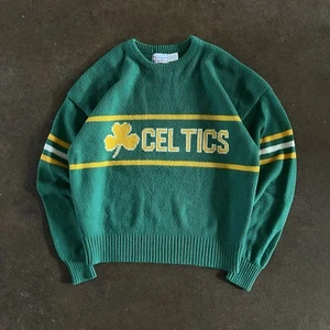 Cliff Engle Vintage 1980's Boston Celtics Sweater X-Large XL - Picture 1 of 6