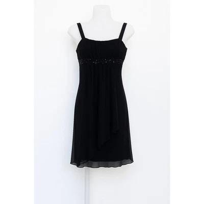 Y2K город треугольники женщин Кокетливое платье размер M черный блестки ведьмы прихоти - Изображение 1 из 4