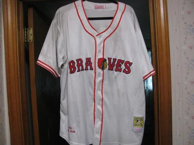 CAMISETA RETRO RETRO RETRO DE COLECCIÓN MITCHELL & NESS BABE RUTH # 3 DE LOS BOSTON BRAVES TALLA 54 Foto 1 de 4