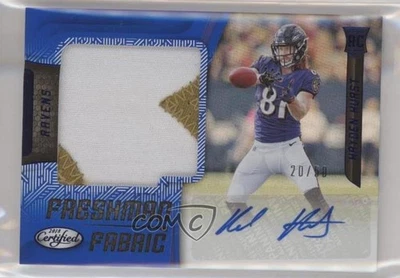 2018 Certified Mirror Blue /50 Hayden Hurst #220 Rookie Auto RC - Image 1 of 2