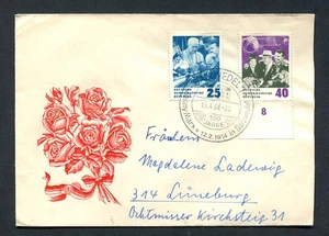 Deutschland - DDR : Toller Brief von 1964 - kompletter Satz und ausgefallener Stempel - gebraucht - Bild 1 von 1