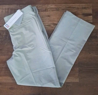 NWT CUTTER & BUCK CB DRYTEC MENS GRAY GOLF PANTS SIZE 34X32 FREE SHIPPING  - Image 1 of 4
