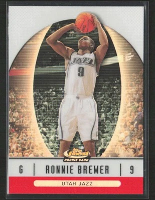 Ronnie Brewer 2006-07 Finest #56 Refractors Utah Jazz - Image 1 of 2