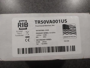 FUNCTIONAL DEVICES INC / RIB TR50VA001US Cls 2 Trnsfrmr,50VA - Picture 1 of 10