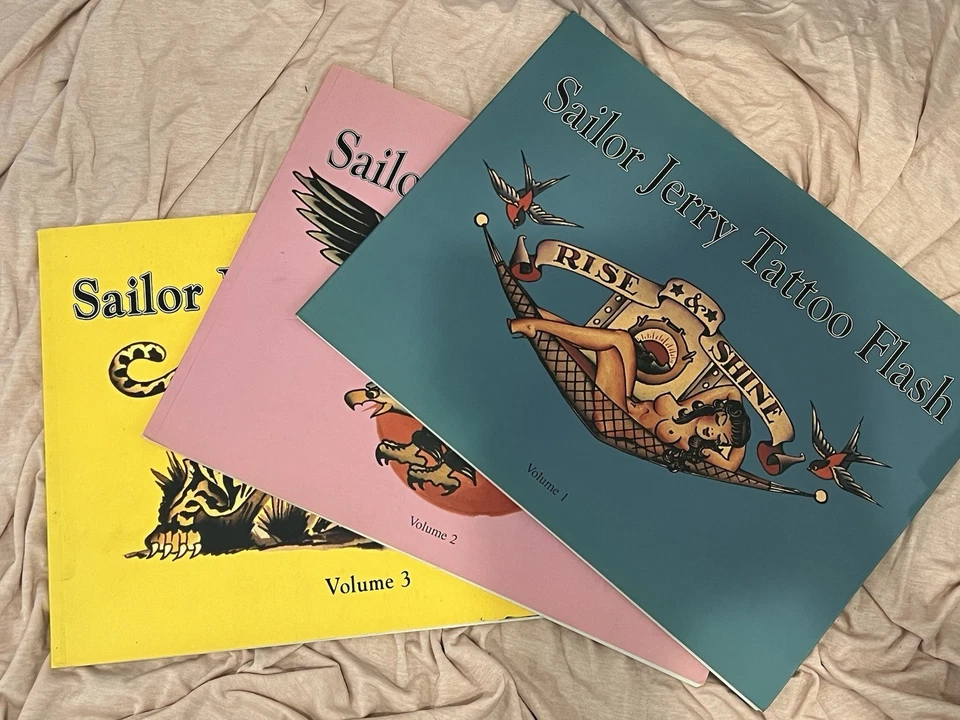 Libros flash de tatuajes raros y agotados (Sailor Jerry, Bob Roberts, Bert Krak) Foto 1 de 4