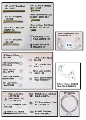 High Lifter Polaris RZR 1000 4" Portal Gear Lift Kit Box 1 PGLBOX-P403-B1 - Image 1 of 4